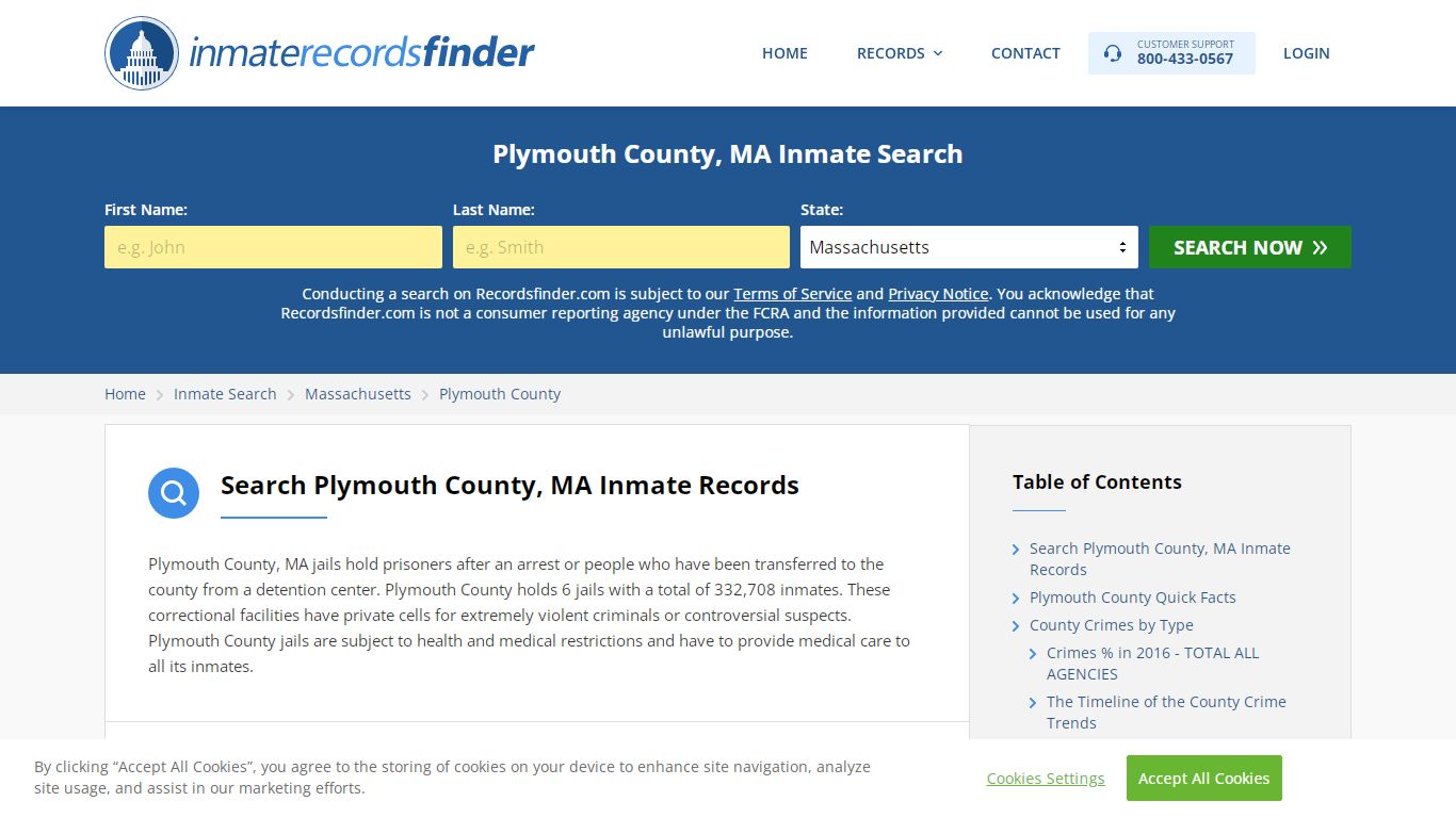 Plymouth County, MA Inmate Lookup & Jail Records Online